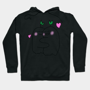 Cute hugging ghosts Hoodie